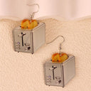 Dangle Earrings Set Electrical Appliances Cute Funny Gift Dangle Earrings Set Electrical Appliances Cute Funny Gift