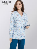 Annuo Printed Nurse Doctor's Pediatric Comfortable Clothes Annuo Printed Nurse Doctor's Pediatric Comfortable Clothes