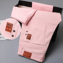 Four Season New Men's Yellow Jeans Fashion Business Casual Four Season New Men's Yellow Jeans Fashion Business Casual