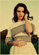 Lana Del Rey Retro Kraft Paper Music Album Poster Vintage Decor Lana Del Rey Retro Kraft Paper Music Album Poster Vintage Decor