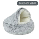 Calming Round Pet Bed House with Self-Warming Plush Design Calming Round Pet Bed House with Self-Warming Plush Design