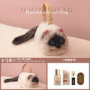 Jiaerdi Lolita Plush Cat Bag Women Harajuku Fur Handbag Jiaerdi Lolita Plush Cat Bag Women Harajuku Fur Handbag