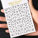 Celestial Gold Nail Art Sticker Set - Sun Moon Star Designs Celestial Gold Nail Art Sticker Set - Sun Moon Star Designs