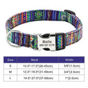 Large Dog Collar: Personalized Nylon Pet Collar for Dogs Large Dog Collar: Personalized Nylon Pet Collar for Dogs