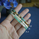 Colorful Miyuki Tila Bead Bracelet Imitating Stone Colorful Miyuki Tila Bead Bracelet Imitating Stone