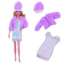 Barbie Doll Fashion Set: Chic Coat and Dress for Dolls Barbie Doll Fashion Set: Chic Coat and Dress for Dolls