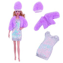 Barbie Doll Fashion Set Chic Coat and Dress for Dolls Barbie Doll Fashion Set Chic Coat and Dress for Dolls