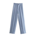 Vintage Chic High-Waist Pants for Modern Office Style Vintage Chic High-Waist Pants for Modern Office Style