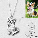 Personalized Engraved Pet Photo Keychain Custom Jewelry Gift Personalized Engraved Pet Photo Keychain Custom Jewelry Gift