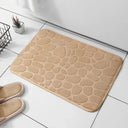 Mat Non Slip Cobblestone Embossed Bathroom Rug Memory Foam Mat Non Slip Cobblestone Embossed Bathroom Rug Memory Foam