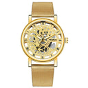 Elegant Skeleton Quartz Watch for Women with Stylish Mesh Strap Elegant Skeleton Quartz Watch for Women with Stylish Mesh Strap