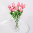 Artificial Tulip Bouquet: Vibrant Vase Decor for Weddings Artificial Tulip Bouquet: Vibrant Vase Decor for Weddings