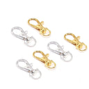 Swivel Lobster Clasp Hooks for DIY Jewelry Keychains Swivel Lobster Clasp Hooks for DIY Jewelry Keychains