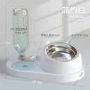 Pet Bowl Automatic Feeder Water Dispenser Double Dish Stand Pet Bowl Automatic Feeder Water Dispenser Double Dish Stand