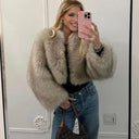 Stay Chic & Cozy Luxurious Gradient Faux Fur Jacket Stay Chic & Cozy Luxurious Gradient Faux Fur Jacket