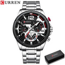 Stylish Stainless Steel Men's Watch Premium Chronograph Timepiece Stylish Stainless Steel Men's Watch Premium Chronograph Timepiece