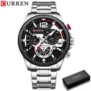 Stylish Stainless Steel Men's Watch Chronograph Timepiece Stylish Stainless Steel Men's Watch Chronograph Timepiece