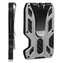 Minimalist Metal Wallet For Men Slim Aluminum ID Card Holder Minimalist Metal Wallet For Men Slim Aluminum ID Card Holder