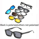 Customizable 6-in-1 Polarized Clip-On Sunglasses for Men Customizable 6-in-1 Polarized Clip-On Sunglasses for Men