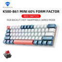 Machenike Mini Mechanical Gaming Keyboard Compact RGB Keys Machenike Mini Mechanical Gaming Keyboard Compact RGB Keys