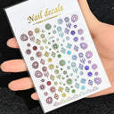 Celestial Gold Nail Art Sticker Set - Sun Moon Star Designs Celestial Gold Nail Art Sticker Set - Sun Moon Star Designs