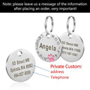 Personalized Stainless Steel Pet ID Tag for Dogs and Cats Personalized Stainless Steel Pet ID Tag for Dogs and Cats