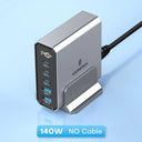 ASOMETECH 140W GaN USB C Charger 5-Port Power Hub Ideal ASOMETECH 140W GaN USB C Charger 5-Port Power Hub Ideal