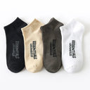 Trendy Hip Hop Low Cut Socks 4 Pack Cotton Style Unisex Trendy Hip Hop Low Cut Socks 4 Pack Cotton Style Unisex