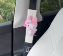 Sanrio Angel Plush Dolls Cute Car Seat Belt Cover Accessory Sanrio Angel Plush Dolls Cute Car Seat Belt Cover Accessory