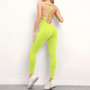 Empower Your Workout with Sexy Backless Yoga Set Empower Your Workout with Sexy Backless Yoga Set