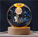 Luminous Crystal Ball LED Night Light Saturn Table Lamp USB Luminous Crystal Ball LED Night Light Saturn Table Lamp USB