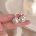 Bohemian Pearl Stud Earrings: Vintage Style Jewelry Gift Bohemian Pearl Stud Earrings: Vintage Style Jewelry Gift