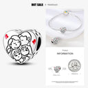 925 Silver Charm Bracelet Zircon Beads Diy Jewelry 925 Silver Charm Bracelet Zircon Beads Diy Jewelry