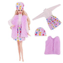 Barbie Doll Fashion Set: Chic Coat and Dress for Dolls Barbie Doll Fashion Set: Chic Coat and Dress for Dolls