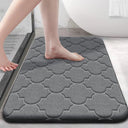 Luxurious Memory Foam Non-Slip Bath Mat Soft Absorbent Luxurious Memory Foam Non-Slip Bath Mat Soft Absorbent