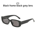 Trendy Vintage Rectangle Sunglasses for Women UV400 Shades Trendy Vintage Rectangle Sunglasses for Women UV400 Shades