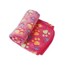 Soft Cartoon Pattern Pet Blanket for Cats and Dogs Comfort Soft Cartoon Pattern Pet Blanket for Cats and Dogs Comfort