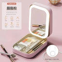 Portable Foldable Cosmetic Mirror With LED Lighting Portable Foldable Cosmetic Mirror With LED Lighting