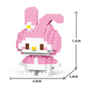 Hello Kitty Building Block Anime Figure Puzzle Ornament Gift Hello Kitty Building Block Anime Figure Puzzle Ornament Gift