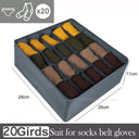 Space-Saving Socks & Underwear Organizer for Closet Declutter Space-Saving Socks & Underwear Organizer for Closet Declutter