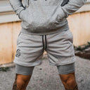 Men's Camouflage 2 In 1 Compression Shorts Running Basketball Men's Camouflage 2 In 1 Compression Shorts Running Basketball