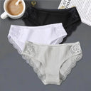 Patchwork Lace Cotton Panties For Women Patchwork Lace Cotton Panties For Women