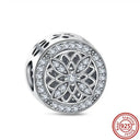 Crown Flowers Heart Silver Bead Charm Pandora Accessory Crown Flowers Heart Silver Bead Charm Pandora Accessory