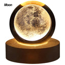 3D Galaxy Moon Lamp USB LED Night Light For Home Decor 3D Galaxy Moon Lamp USB LED Night Light For Home Decor