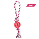 Dog Treat Balls Interactive Rope Rubber Toys For Small Dogs Dog Treat Balls Interactive Rope Rubber Toys For Small Dogs