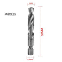 Tap Drill Bit Set Titanium Plated HSS Screw Thread Hex Shank Kit Tap Drill Bit Set Titanium Plated HSS Screw Thread Hex Shank Kit