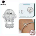 Cute Dog Charm Bead Pendant for Women DIY Bracelet Jewelry Cute Dog Charm Bead Pendant for Women DIY Bracelet Jewelry