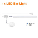 Motion Sensor LED Under Cabinet Light With Wood Hand Scan Tech Motion Sensor LED Under Cabinet Light With Wood Hand Scan Tech