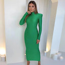 Elegant Turtleneck Maxi Dress for Stylish Women Fashion Elegant Turtleneck Maxi Dress for Stylish Women Fashion