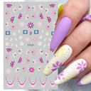 3D Sakura Blossom Nail Art Stickers for Elegant Designs 3D Sakura Blossom Nail Art Stickers for Elegant Designs